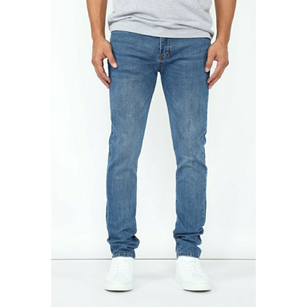 NWT Men's Skinny Jeans Medium Blue Was 33